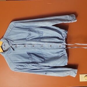 Denim long sleeve shirt